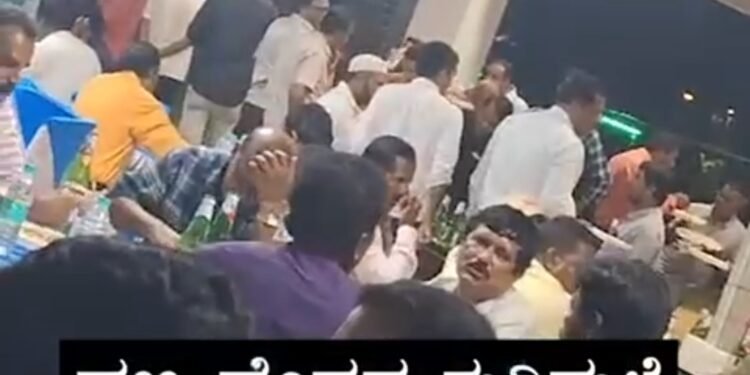 Exclusive: ಬಿಜೆಪಿ ಅಭ್ಯರ್ಥಿ ಡಾ. ಧನಂಜಯ್ ಸರ್ಜಿಯಿಂದ ಎಣ್ಣೆ ಪಾರ್ಟಿ?! ಮದ್ಯ ಕುಡಿದು- ಮಾಂಸ ಜಗಿದು ಕುಪ್ಪಳಿಸಿದ ಪದವೀಧರರು!?