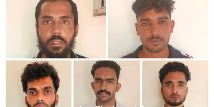 ಹಿಂಸಾತ್ಮಕ ರೀತಿಯಲ್ಲಿ ಅಕ್ರಮ ಗೋಸಾಗಾಟಕ್ಕೆ ಪ್ರಯತ್ನಿಸಿದ ಐವರು ಖದೀಮರು ಅಂದರ್